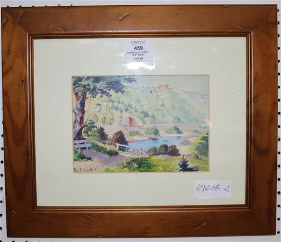 Robert Pilot, Quebec view, signed
